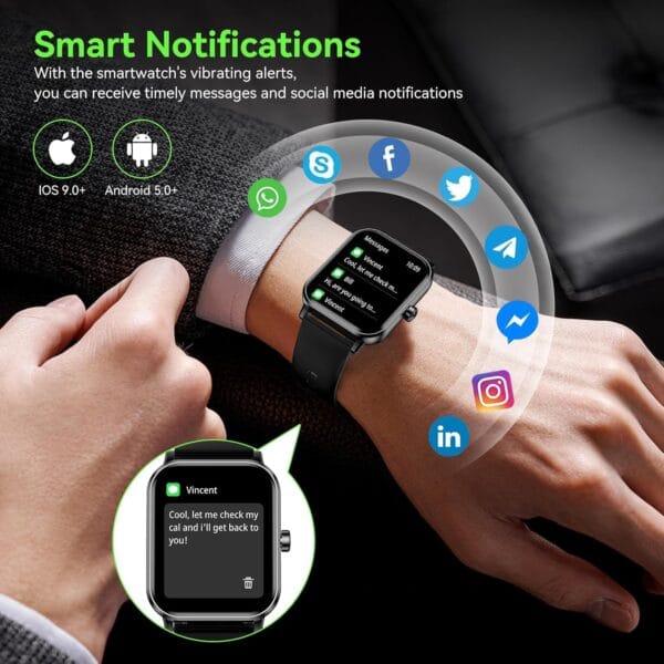 QONBINK Bluetooth Smart Watch - Image 4